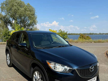 Синий Мазда СХ-5, объемом двигателя 2.5 л и пробегом 244 тыс. км за 16000 $, фото 1 на Automoto.ua