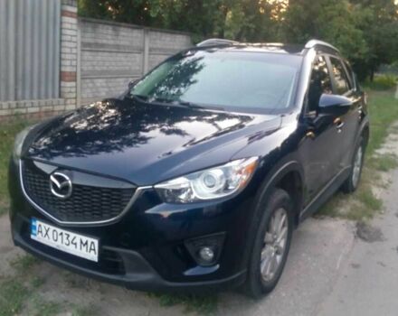 Синий Мазда СХ-5, объемом двигателя 2.5 л и пробегом 185 тыс. км за 14000 $, фото 1 на Automoto.ua