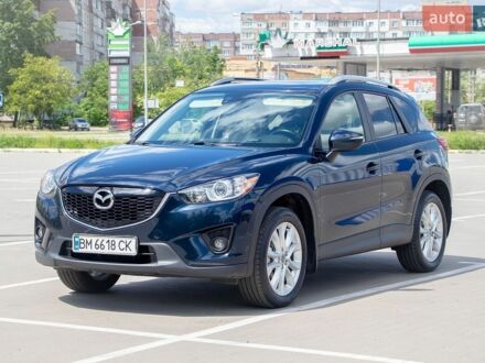 Синий Мазда СХ-5, объемом двигателя 2.5 л и пробегом 132 тыс. км за 16700 $, фото 1 на Automoto.ua