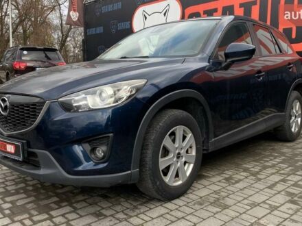 Синий Мазда СХ-5, объемом двигателя 2.2 л и пробегом 237 тыс. км за 11500 $, фото 1 на Automoto.ua