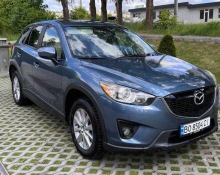 Синий Мазда СХ-5, объемом двигателя 2.5 л и пробегом 97 тыс. км за 12200 $, фото 1 на Automoto.ua