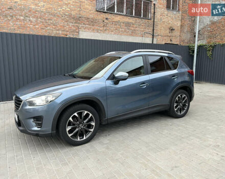 Синий Мазда СХ-5, объемом двигателя 2.49 л и пробегом 129 тыс. км за 14200 $, фото 1 на Automoto.ua