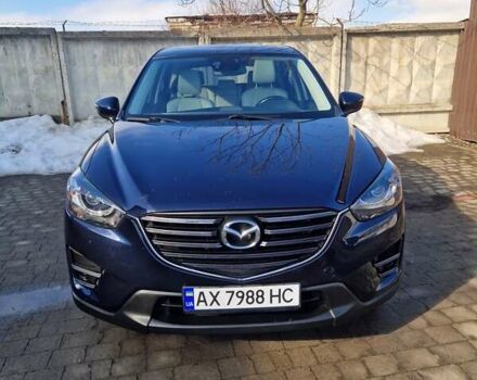 Синий Мазда СХ-5, объемом двигателя 2.5 л и пробегом 238 тыс. км за 14900 $, фото 1 на Automoto.ua