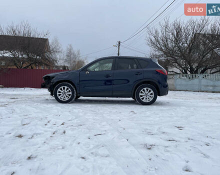 Синий Мазда СХ-5, объемом двигателя 2.5 л и пробегом 140 тыс. км за 5950 $, фото 1 на Automoto.ua