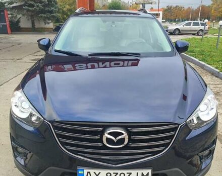 Синий Мазда СХ-5, объемом двигателя 2.5 л и пробегом 127 тыс. км за 16000 $, фото 1 на Automoto.ua