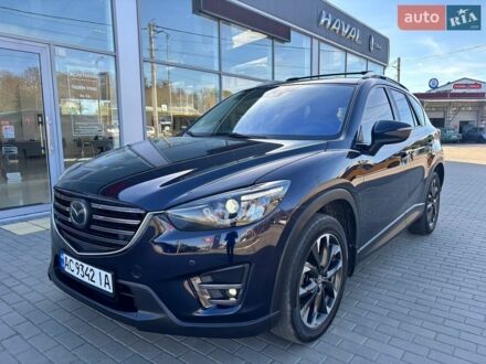 Синий Мазда СХ-5, объемом двигателя 2.5 л и пробегом 173 тыс. км за 14500 $, фото 1 на Automoto.ua