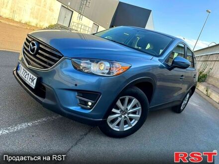 Синий Мазда СХ-5, объемом двигателя 2.5 л и пробегом 120 тыс. км за 14200 $, фото 1 на Automoto.ua