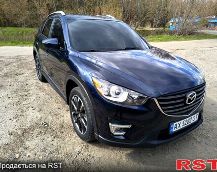Синий Мазда СХ-5, объемом двигателя 2.5 л и пробегом 93 тыс. км за 16500 $, фото 1 на Automoto.ua