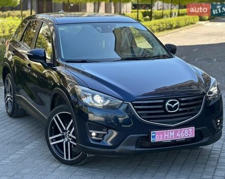 Синий Мазда СХ-5, объемом двигателя 2.2 л и пробегом 218 тыс. км за 13950 $, фото 1 на Automoto.ua