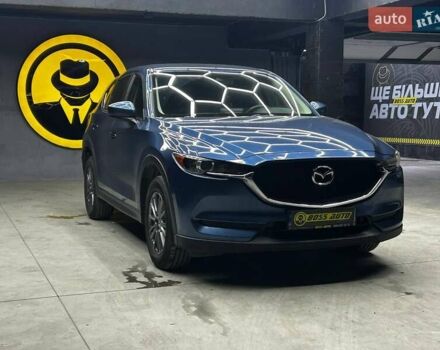 Синий Мазда СХ-5, объемом двигателя 2.5 л и пробегом 93 тыс. км за 19000 $, фото 1 на Automoto.ua
