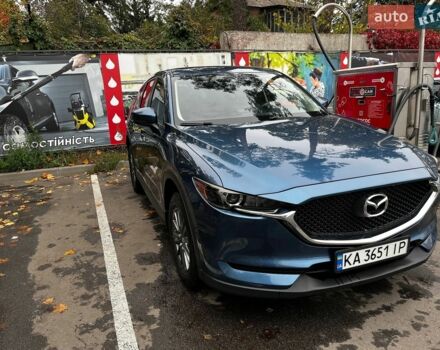 Синий Мазда СХ-5, объемом двигателя 2.5 л и пробегом 79 тыс. км за 16200 $, фото 1 на Automoto.ua