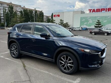 Синий Мазда СХ-5, объемом двигателя 2.5 л и пробегом 142 тыс. км за 18500 $, фото 1 на Automoto.ua