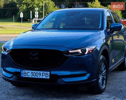Синий Мазда СХ-5, объемом двигателя 2.5 л и пробегом 70 тыс. км за 19300 $, фото 1 на Automoto.ua