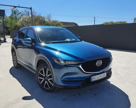 Синий Мазда СХ-5, объемом двигателя 2.5 л и пробегом 103 тыс. км за 16500 $, фото 1 на Automoto.ua