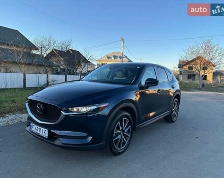 Синий Мазда СХ-5, объемом двигателя 2.5 л и пробегом 140 тыс. км за 18500 $, фото 1 на Automoto.ua