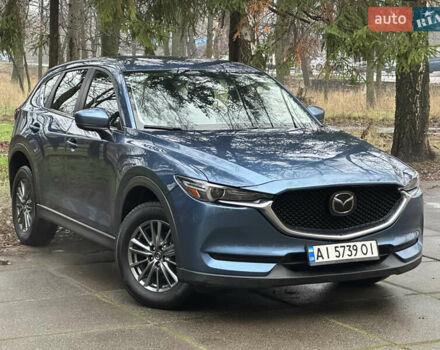 Синий Мазда СХ-5, объемом двигателя 2.49 л и пробегом 97 тыс. км за 18500 $, фото 1 на Automoto.ua