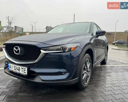Синий Мазда СХ-5, объемом двигателя 2.49 л и пробегом 55 тыс. км за 21500 $, фото 1 на Automoto.ua