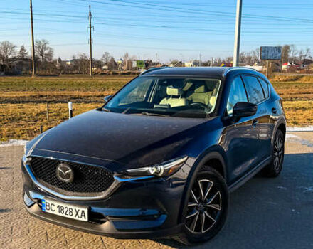 Синий Мазда СХ-5, объемом двигателя 2.49 л и пробегом 163 тыс. км за 20500 $, фото 1 на Automoto.ua