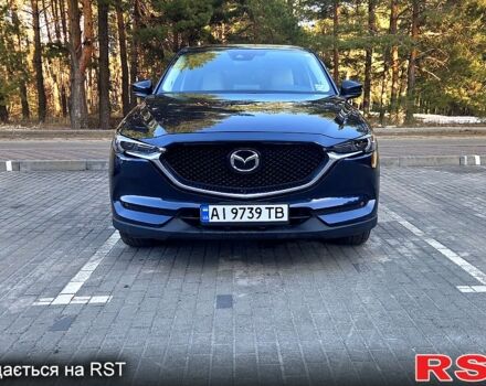 Синий Мазда СХ-5, объемом двигателя 2.5 л и пробегом 96 тыс. км за 22900 $, фото 1 на Automoto.ua