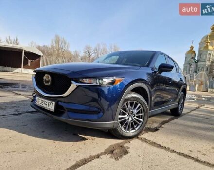 Синий Мазда СХ-5, объемом двигателя 2.5 л и пробегом 65 тыс. км за 20500 $, фото 1 на Automoto.ua