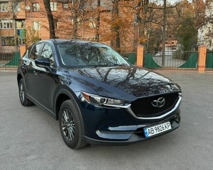 Синий Мазда СХ-5, объемом двигателя 2.5 л и пробегом 123 тыс. км за 18500 $, фото 1 на Automoto.ua