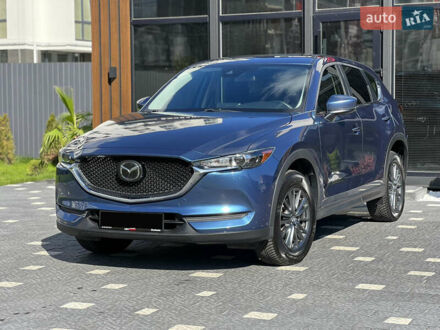 Синий Мазда СХ-5, объемом двигателя 2.5 л и пробегом 102 тыс. км за 16900 $, фото 1 на Automoto.ua
