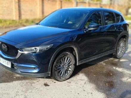 Синий Мазда СХ-5, объемом двигателя 2.5 л и пробегом 46 тыс. км за 22500 $, фото 1 на Automoto.ua