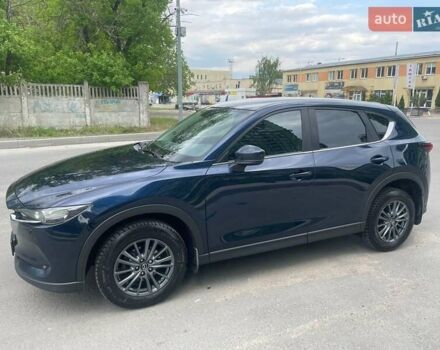 Синий Мазда СХ-5, объемом двигателя 2.5 л и пробегом 74 тыс. км за 23500 $, фото 1 на Automoto.ua