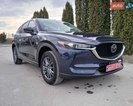 Синий Мазда СХ-5, объемом двигателя 2.5 л и пробегом 94 тыс. км за 19000 $, фото 1 на Automoto.ua
