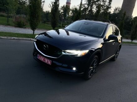 Синий Мазда СХ-5, объемом двигателя 2.5 л и пробегом 79 тыс. км за 23500 $, фото 1 на Automoto.ua