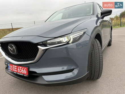 Синий Мазда СХ-5, объемом двигателя 2.5 л и пробегом 73 тыс. км за 21500 $, фото 1 на Automoto.ua