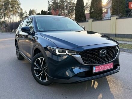 Синий Мазда СХ-5, объемом двигателя 2.5 л и пробегом 80 тыс. км за 23800 $, фото 1 на Automoto.ua