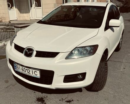 Белый Мазда СХ-7, объемом двигателя 2.3 л и пробегом 206 тыс. км за 6999 $, фото 1 на Automoto.ua