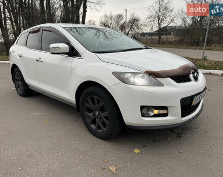 Белый Мазда СХ-7, объемом двигателя 2.3 л и пробегом 297 тыс. км за 4500 $, фото 1 на Automoto.ua