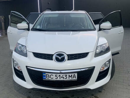 Белый Мазда СХ-7, объемом двигателя 2.5 л и пробегом 195 тыс. км за 10300 $, фото 1 на Automoto.ua