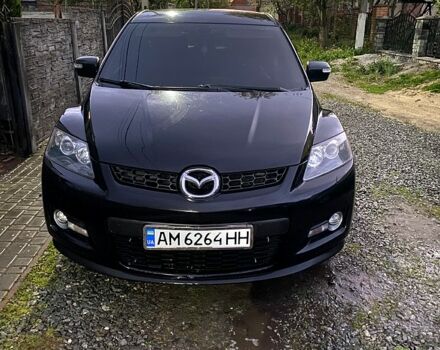 Черный Мазда СХ-7, объемом двигателя 2.3 л и пробегом 205 тыс. км за 6500 $, фото 1 на Automoto.ua