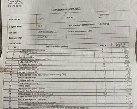 Червоний Мазда СХ-7, об'ємом двигуна 2.26 л та пробігом 178 тис. км за 8100 $, фото 6 на Automoto.ua