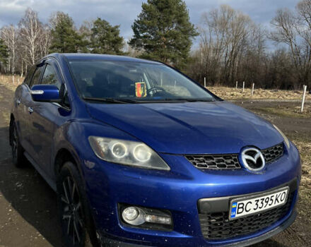 Синий Мазда СХ-7, объемом двигателя 2.26 л и пробегом 206 тыс. км за 7600 $, фото 3 на Automoto.ua