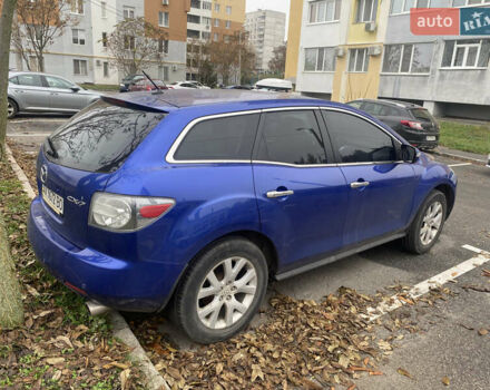 Синий Мазда СХ-7, объемом двигателя 2.26 л и пробегом 116 тыс. км за 6000 $, фото 3 на Automoto.ua