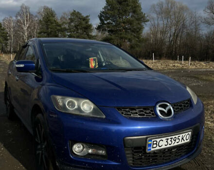 Синий Мазда СХ-7, объемом двигателя 2.26 л и пробегом 206 тыс. км за 7600 $, фото 2 на Automoto.ua