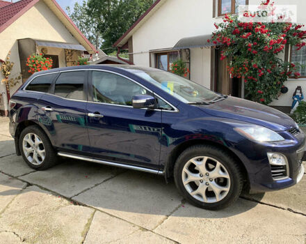 Синий Мазда СХ-7, объемом двигателя 2.2 л и пробегом 171 тыс. км за 9000 $, фото 2 на Automoto.ua