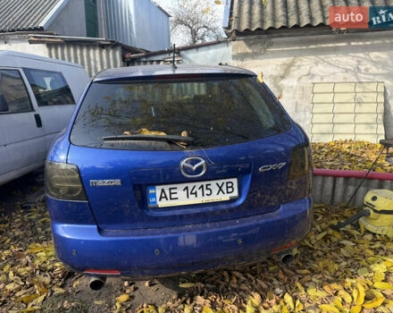 Синий Мазда СХ-7, объемом двигателя 2.26 л и пробегом 333 тыс. км за 3500 $, фото 1 на Automoto.ua