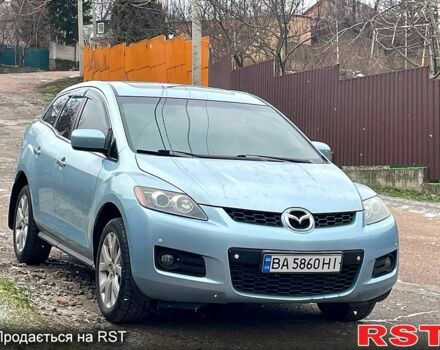 Синий Мазда СХ-7, объемом двигателя 2.3 л и пробегом 142 тыс. км за 8200 $, фото 1 на Automoto.ua