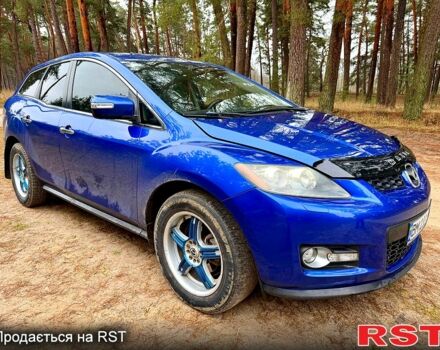 Синий Мазда СХ-7, объемом двигателя 2.3 л и пробегом 223 тыс. км за 6250 $, фото 1 на Automoto.ua