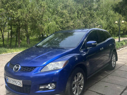 Синий Мазда СХ-7, объемом двигателя 2.26 л и пробегом 215 тыс. км за 8100 $, фото 1 на Automoto.ua