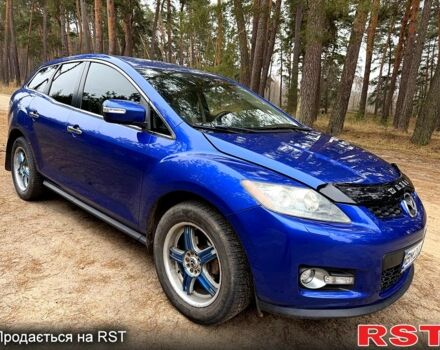 Синий Мазда СХ-7, объемом двигателя 2.3 л и пробегом 225 тыс. км за 5950 $, фото 1 на Automoto.ua