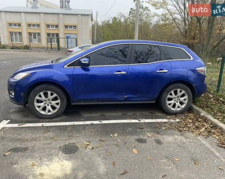 Синий Мазда СХ-7, объемом двигателя 2.26 л и пробегом 116 тыс. км за 6000 $, фото 1 на Automoto.ua