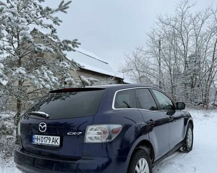 Синий Мазда СХ-7, объемом двигателя 2.5 л и пробегом 200 тыс. км за 8000 $, фото 1 на Automoto.ua