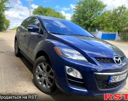 Синий Мазда СХ-7, объемом двигателя 2.5 л и пробегом 170 тыс. км за 12000 $, фото 1 на Automoto.ua