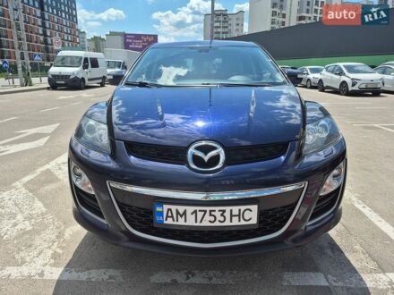 Синий Мазда СХ-7, объемом двигателя 2.2 л и пробегом 222 тыс. км за 11000 $, фото 1 на Automoto.ua